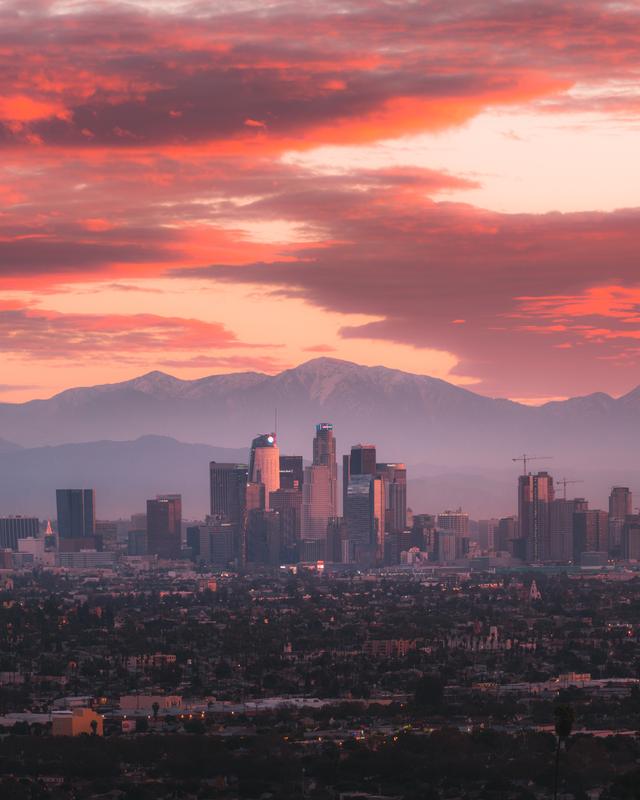 Los Angeles Downtown Sunrise
